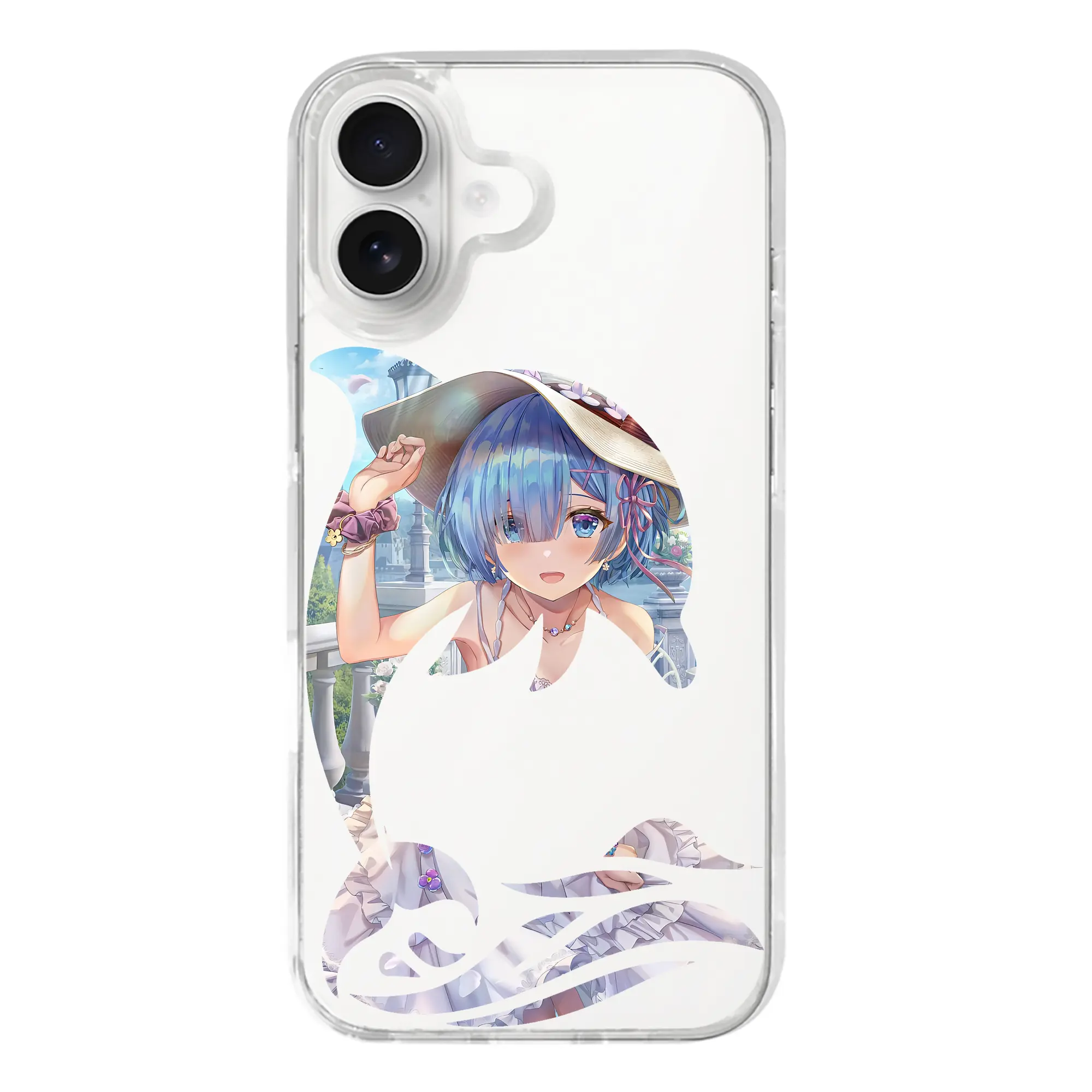 リゼロ グッズ レム - iPhone 17シリーズ 透明スマホケース – 薄型・耐衝撃・精密フィット保護カバー